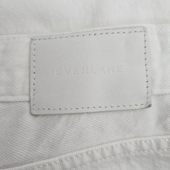 Everlane The Cheeky Straight Leg Jeans White Button Fly High Rise 28 - Picture 3 of 7